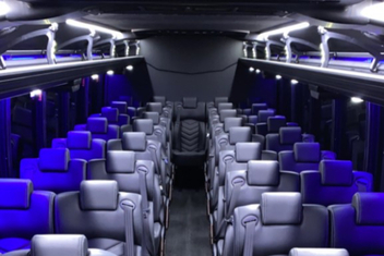 Joliet Charter Bus Interior